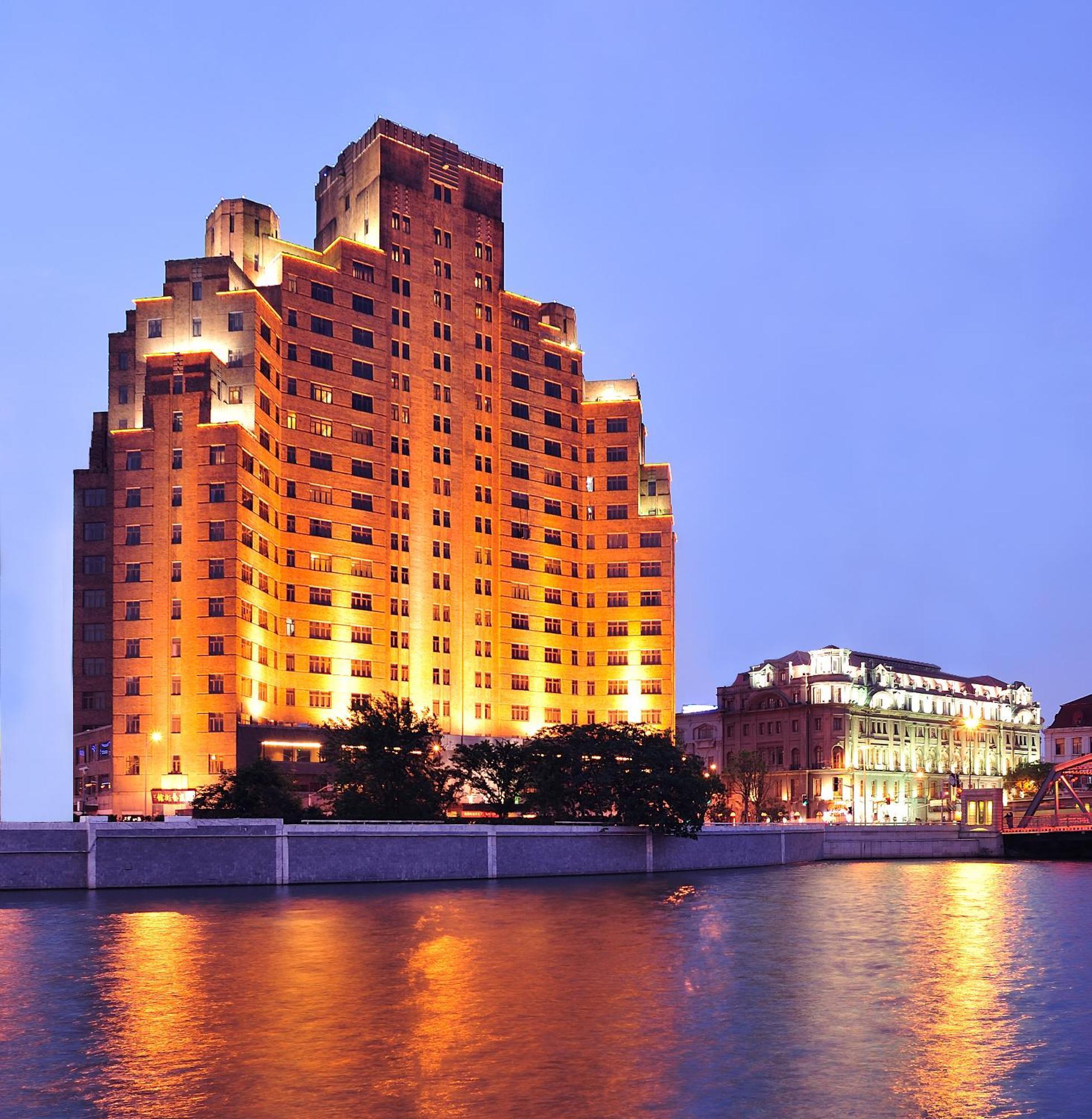 Broadway Mansions Hotel - On The Bund Shanghai Bagian luar foto