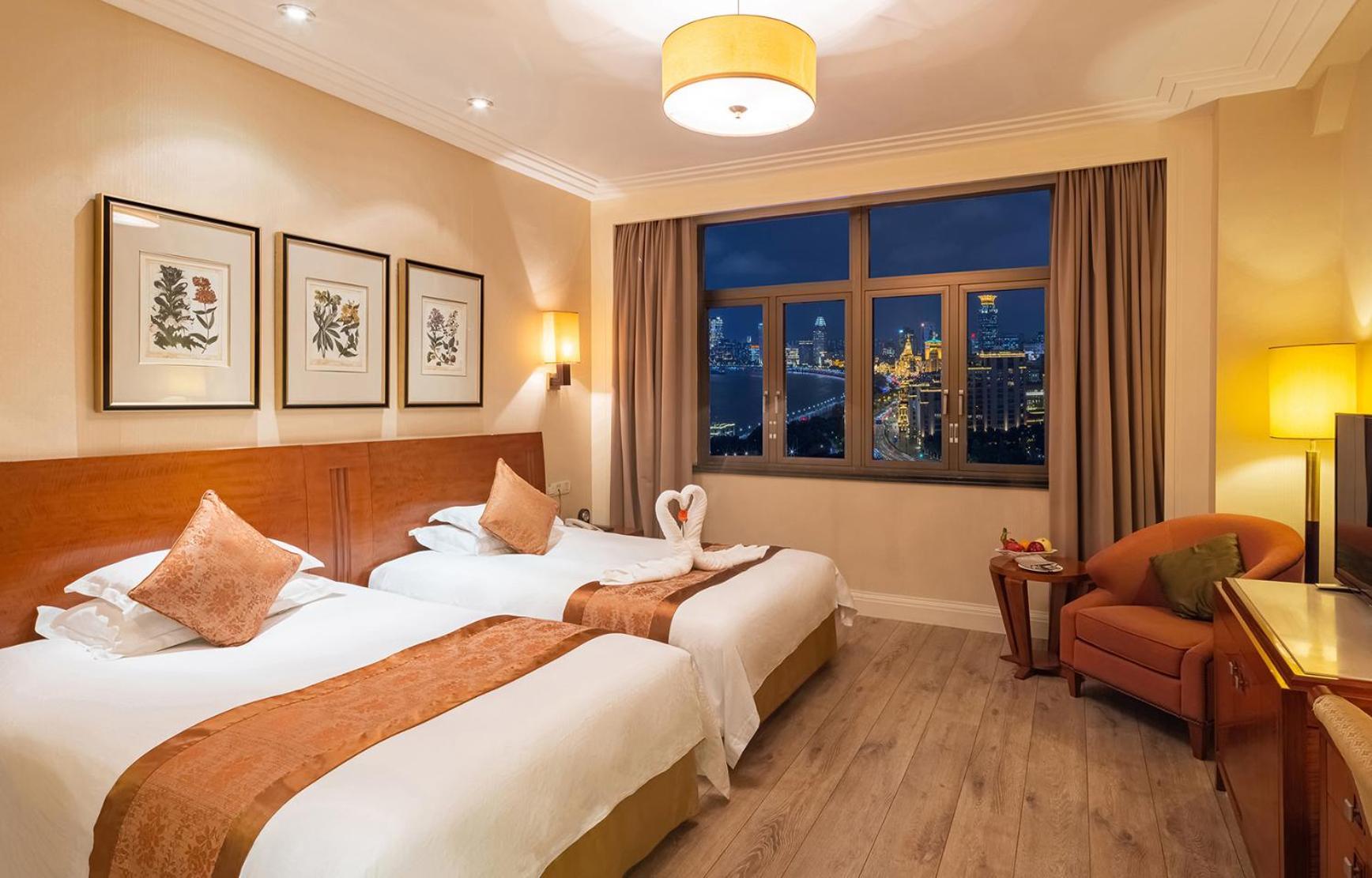 Broadway Mansions Hotel - On The Bund Shanghai Bagian luar foto